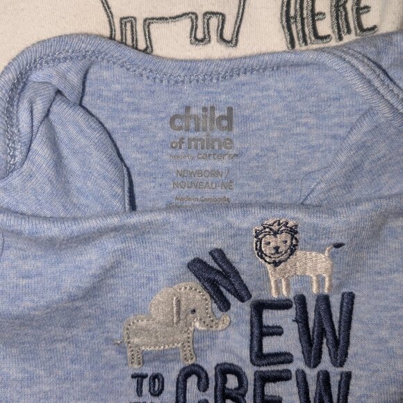 Carter's Child Of Mine Baby onesie set, Newborn - Picture 2 of 2